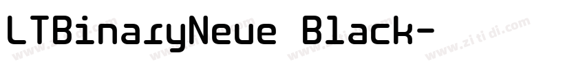 LTBinaryNeue Black字体转换